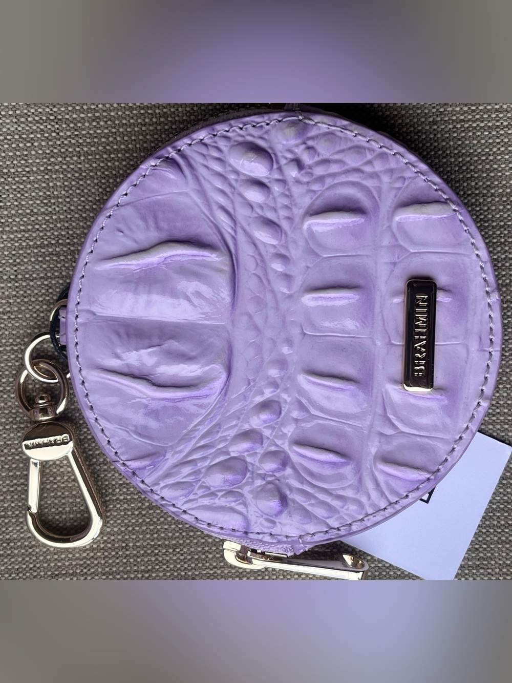 NWT BRAHMIN SET Small Caroline & Coin Wallet in GENTLE LAVENDER - Picture 9 of 17